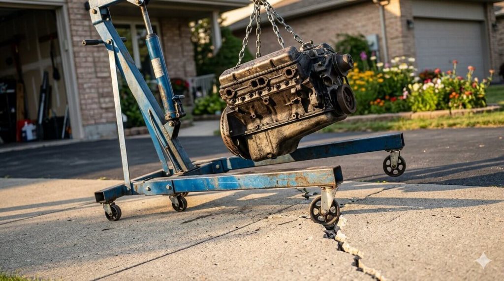lifting on uneven ground