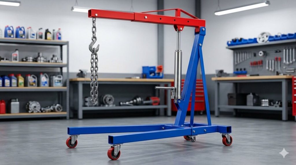 main components of engine hoist