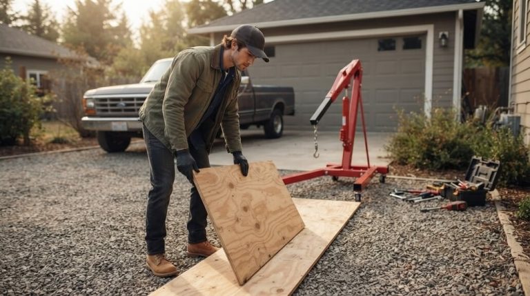 If you have no concrete pad what owners commonly do